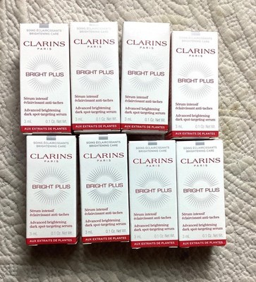 Set of 8 Clarins Bright Plus Advanced Brightening Dark Spot-Targeting Serum*3ml