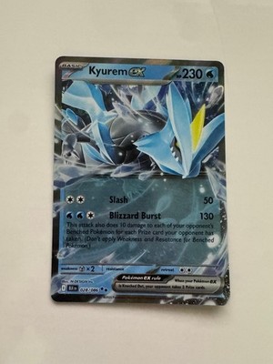 Kyurem ex 028/086 Holo Double Rare Black Bolt Pokemon Near Mint