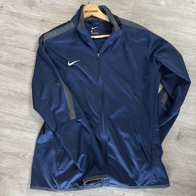 Nike Epic Training Full Zip Jacket Navy Blue Women's Size Large Lightweight 