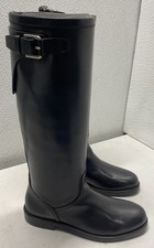 Ralph Lauren Collection Women's Size US 7.5 EU 37.5 Sawyer Calfskin Boot Black