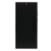 Samsung Galaxy S22 Ultra S908B Original Service Pack Display Mit Rahmen Burgundy