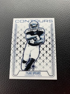Panini Phoenix 2024 Tyjae Spears #CON-TYS Contours Tennessee Titans Football