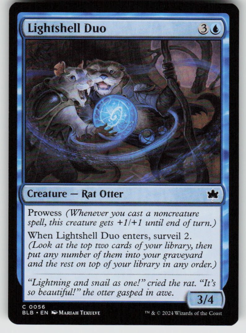 Lightshell Duo Common Bloomburrow 56 MTG Near Mint