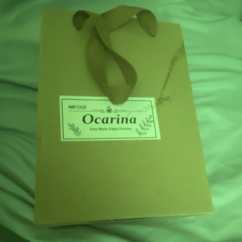 MIFOGE Brown 12-Hole Ocarina Wind Instrument Flute w/ Box & Instructions