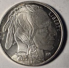 2015 Silver Buffalo/Indian Head Silver Round 1 Troy Oz .999 Fine  -
