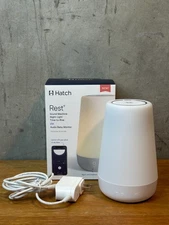 Hatch Rest+ Sound Machine Night Light Audio Baby Monitor Time-to-Rise Clock