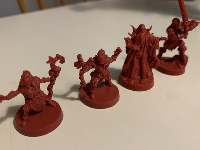 HeroQuest | Helden | 4x Seltene Helden | Mentor, 2x Druide & Barbar