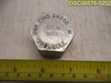 Zinc Anode Cap, Fits 3/4" Bolts, Trumbull ASTM B418