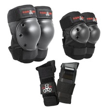 Triple Eight Saver Series Pad Set with Knee, Elbow, Wrist & Mouth Savers  NEW XL