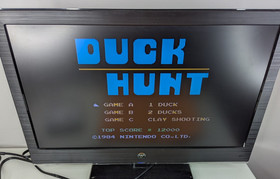 Duck Hunt - (NES, 1985) *CIB w/ Hang Tab* Black Box* 5 Screw Circle Seal Vintage