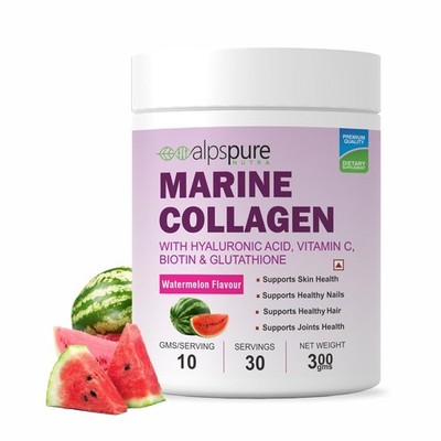 Alpspure Nutra Marine Collagen Powder Watermelon Flavour 300g