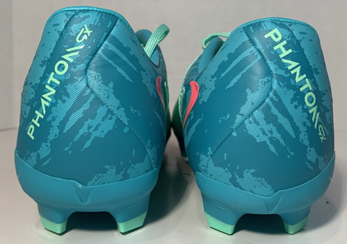 Nike Phantom GX 2 Academy LV8 FG/MG GreenGlow/Black Men 8.5 Women 10 FJ2553-300 - Picture 5 of 14