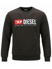 Diesel - Mens Regular Fit Supersoft Logo Sweatshirt Pullover - S-GIRK-CUTY