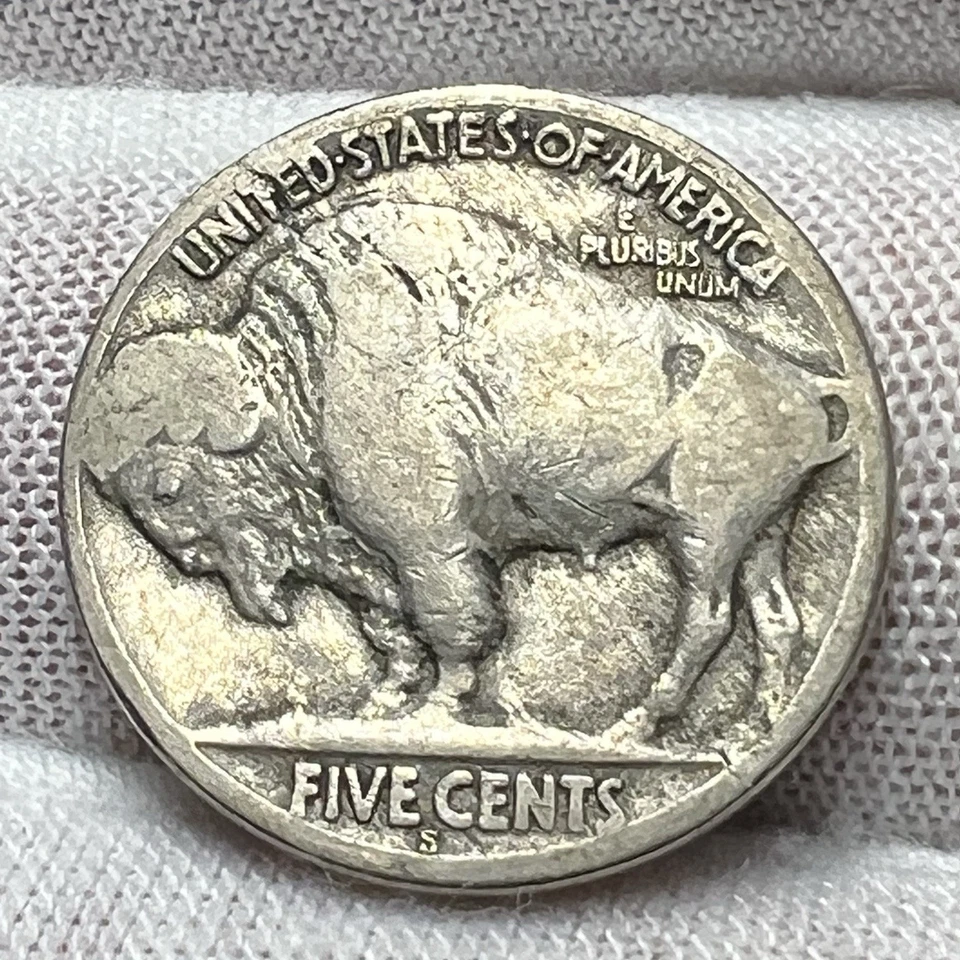 1921-S Semi-Key Date Buffalo Nickel receive coin pictured see description #2401 - Image 2 of 3