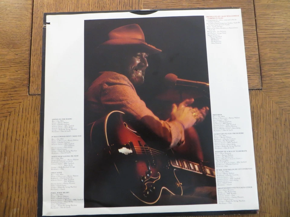 Don Williams – Listen To The Radio - 1982 - MCA Records MCA-5306 Vinyl LP VG+/VG - Image 3 of 4