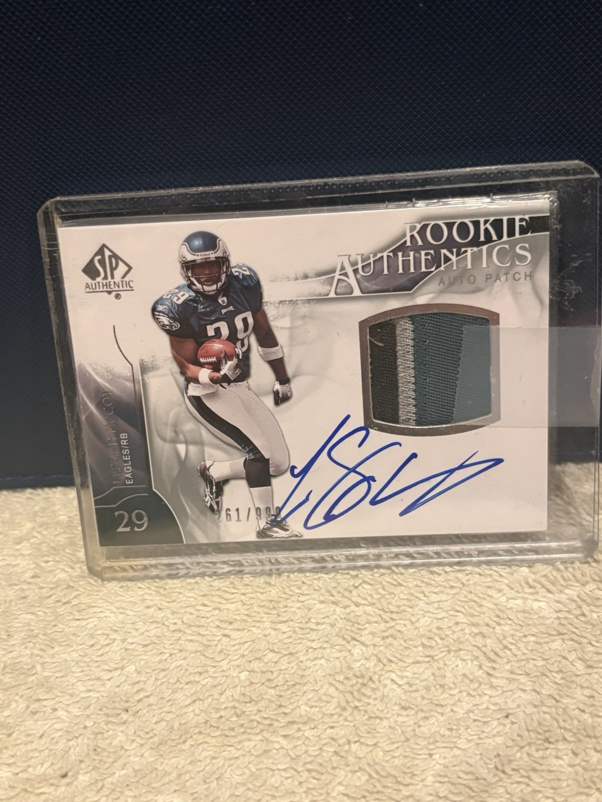 LeSean McCoy SP Authentic #390 Autograph Patch