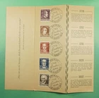 DR WHO 1950 GERMANY FDC? GOETHE YEAR WEIMAR FOLDER COMBO SEMI POST R28332
