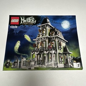Lego Monster Fighters Haunted House 10228 Instruction Manuals Only - Set Of 3