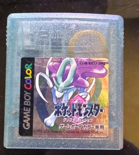 Pokemon Crystal Version GBC Japanese Authentic Tested Working