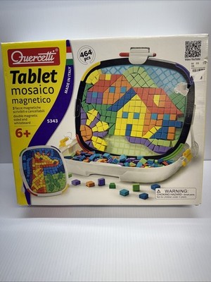 Vintage Quercetti Mosaic Magnetic Toy Mosaico Magnetico Creative Italy