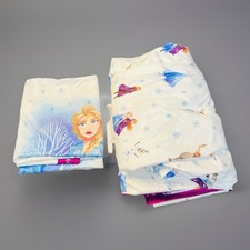 Disney Frozen Elsa, Anna Twin Bedding Sheet Set Fitted, Flat and 2 PillowCases