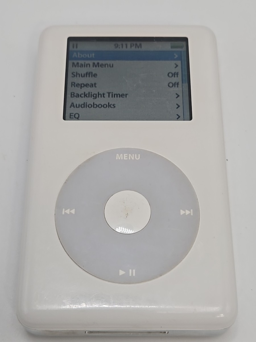 iPod classic 第4世代 60GB A1099 Apple iPod Classic 4th Gen - A1099 - White - 60GB - MP3