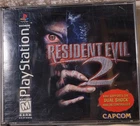 Resident Evil 2 PlayStation 1 Dual Shock Missing Disc 1 Leon disk.