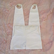 Vintage White Stirrup Pants 90s Skinny Slacks High Waist 1990s Women's Large