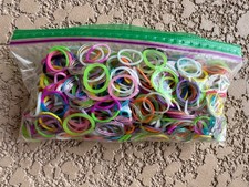 Bag Of Rainbow Loom Rubber Bands Lot Mixed Colors Craft Bracelet Refill