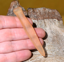 Ancient African Neolithic Hand Carved Stone Piercing Plug / Hair Pin Decoration