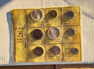 Monetazione Italia 1970 FDC monete lire 500 e 1000 Argento 835