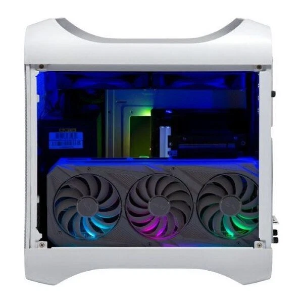 BitFenix Case Torre Midi BFC-PM2-300-WWGSW-3A Bianco con Vetrina Laterale - Immagine 3 di 4