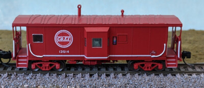 Bluford Shops N ICC Bay Window Caboose Chicago & Eastern Illinois C&EI #13 42140