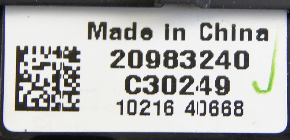Silverado Sierra 2500HD3500HD 2011-13 conjunto de interruptores bisel con tomas de corriente 20983240 Foto 2 de 4