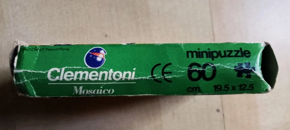Mini quebra-cabeça vintage 60 peças Mickey Moue Clementoni completo de 1983 - Imagem 4 de 4