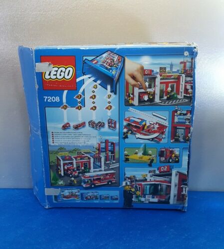 Menagerry pestillo Al por menor SOLO CAJA LEGO CITY NUMERO 7208 CONSTRUCCION PARQUE DE BOMBEROS SIN FIGURAS  | eBay