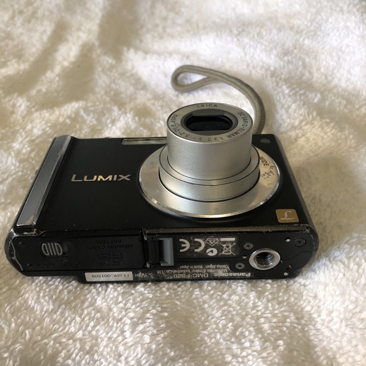 Panasonic Digital Camera Lumix DMC-FS20z 10.0MP Black+