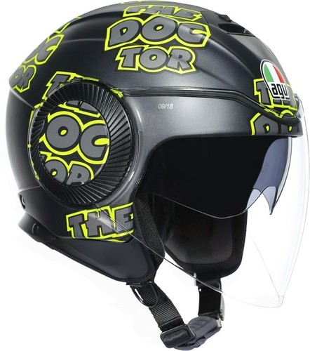 Helmet AGV Orbyt Valentino Rossi Doc 46 Helmet Casque Jet Helm | eBay