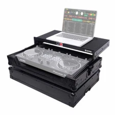 ProX X-DDJREV1LTBL Flight Case Black w Laptop Shelf to fit Pioneer DDJ-REV1