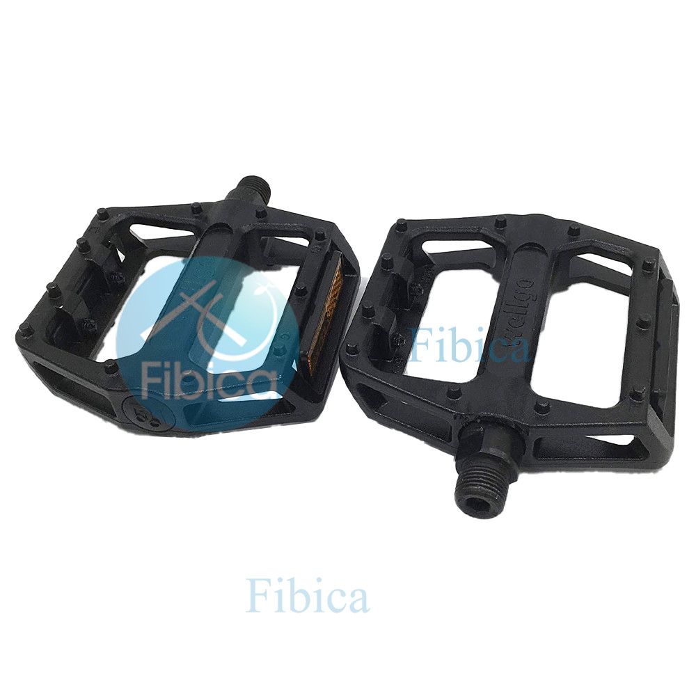 NEW WELLGO B087 MTB MOUNTAIN TREKKING CYCLING FLAT PEDALS BLACK SILVER