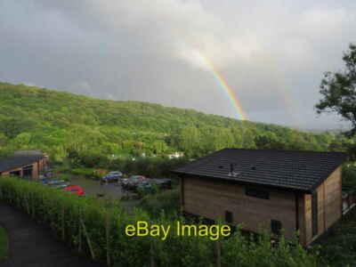 Foto 6x4 Double Regenbogen über Cheddar Woods Ferienpark A Double Regenbogen c2020