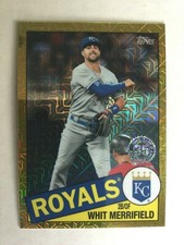 2020 Silver Pack GOLD Chrome Refractor /50 - WHIT MERRIFIELD 85C-17 - 1985 Topps