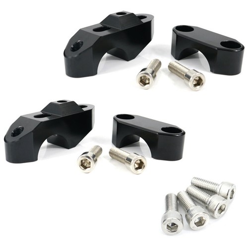 1 Pair Handlebar Risers & Offset Kits For Motorcycle w/7/8in 22mm Handle Bars - Picture 7 of 12