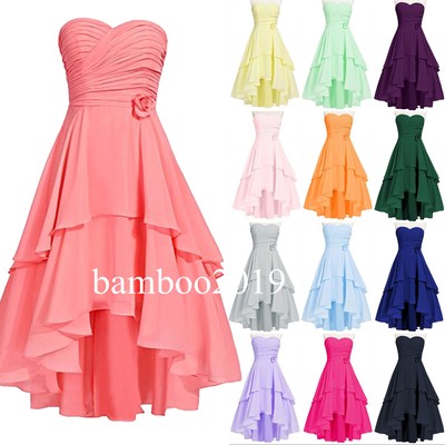 ebay short bridesmaid dresses