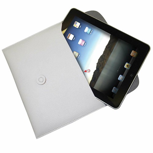 Professionnel Cuir Style Slip Étui pour IPAD 9.7 / IPAD Pro 10.5 Air Blanc - Photo 2/9