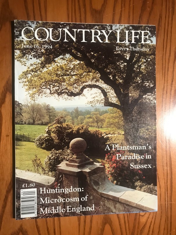 Vintage Country Life Magazine - June 16, 1994 - Huntingdon - Nice Condition!