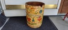 1800's Primitive Wood Amish Scene 13" FIRKIN Bucket OLD MILK PAINT Pa, Dutch — photo 7