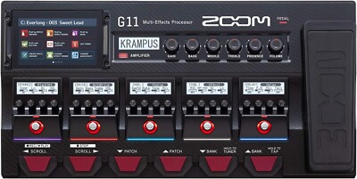 ZOOM Guitar Multi-Effects Pedals Processor G11 New