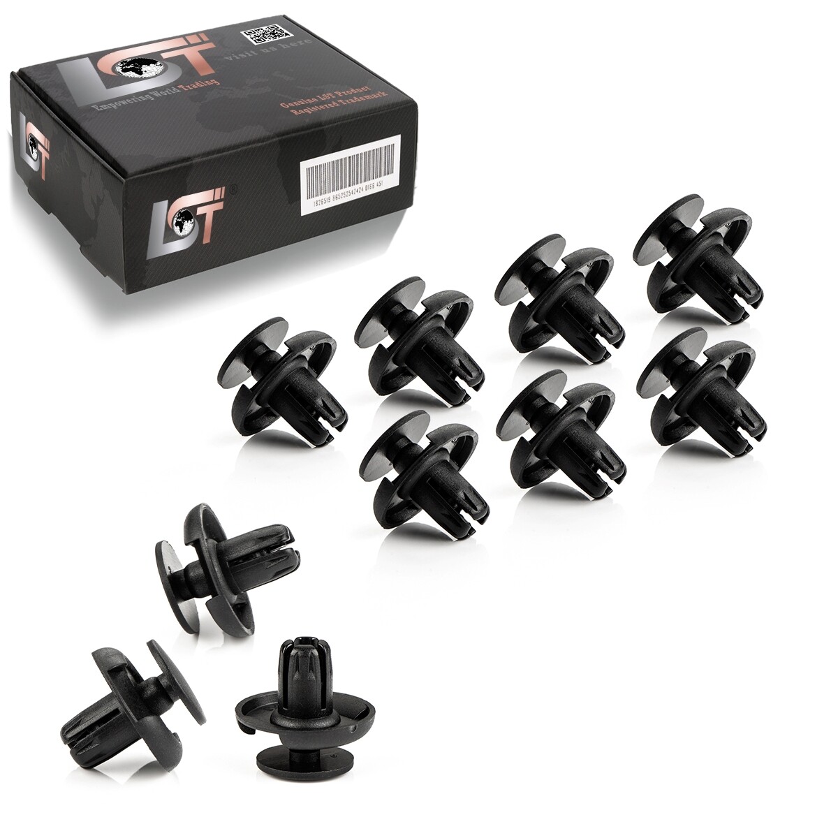 10x Radiator Grille Mounting Clips for Chrysler/Dodge Challenger Stratus