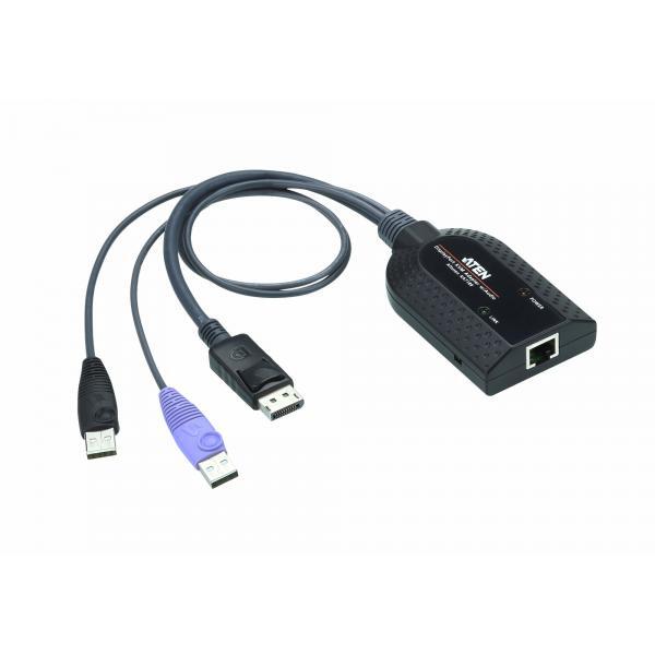 Aten Adattatore KVM per Virtual media USB DisplayPort (supporto per lettore Smar
